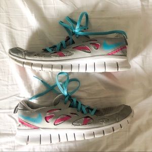 4 for $25 || Nike | Pink and Blue Running Shoes